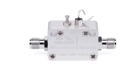10 MHz to 10 GHz SMA Bias Tee Rated to 400 mA And 50 Volts DC